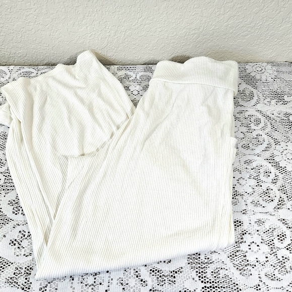 Live Well Lounge Wear Pants - Live Well Lounge Wear Cream Color Pants
